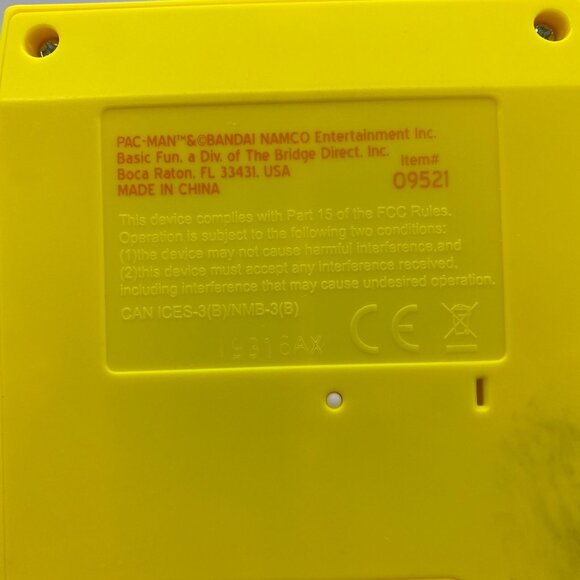 Pac-Man Mini Handheld Arcade Game Bandai Namco 09521 Vtg Works Great - Picture 10 of 10